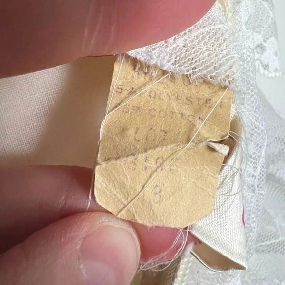 Vintage 70’s Candi Jones California Cream Maxi Dress - Picture 6 of 7